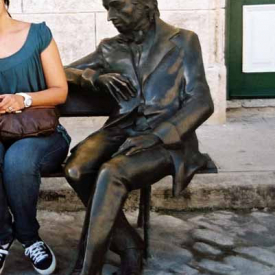 Scuplture of Chopin in Havana | Cuba tour guide - Alain Alvarez